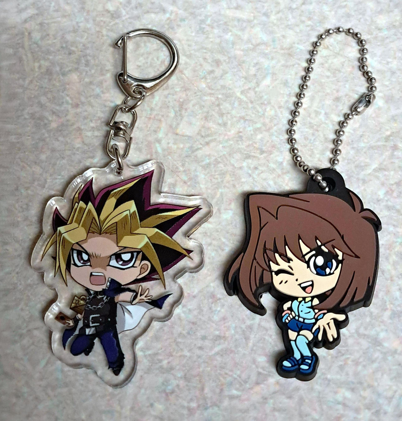 Yami And Tea/Anzu Keychains