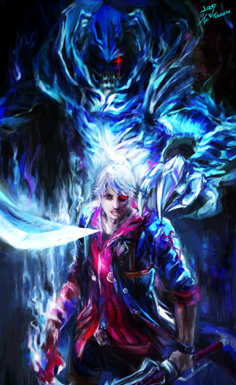 Devil May Cry 4 Nero iPhone 4 Wallpaper by Treesie on DeviantArt