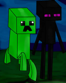 Creeper And Enderman