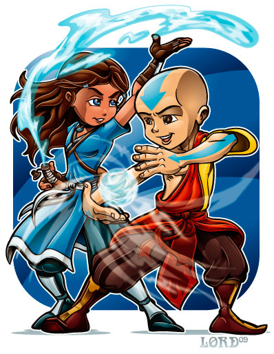 Aang and Katara