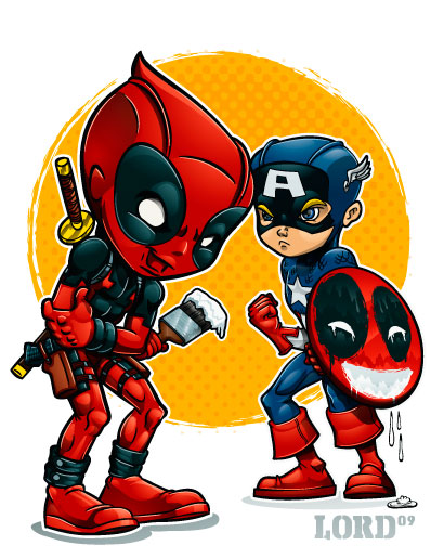 Lil Deadpool 'n' Cap