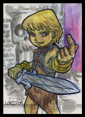 Lil He-Man Sketchcard