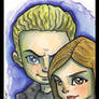 Buffy and Spike SketchCard