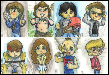 Lil Goonies Sketch Cards