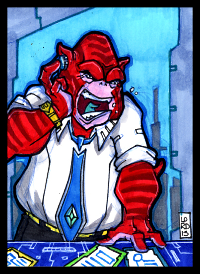 Sketch Card-A-Day 2013: 027