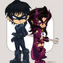 Lil Nightwing and Huntress