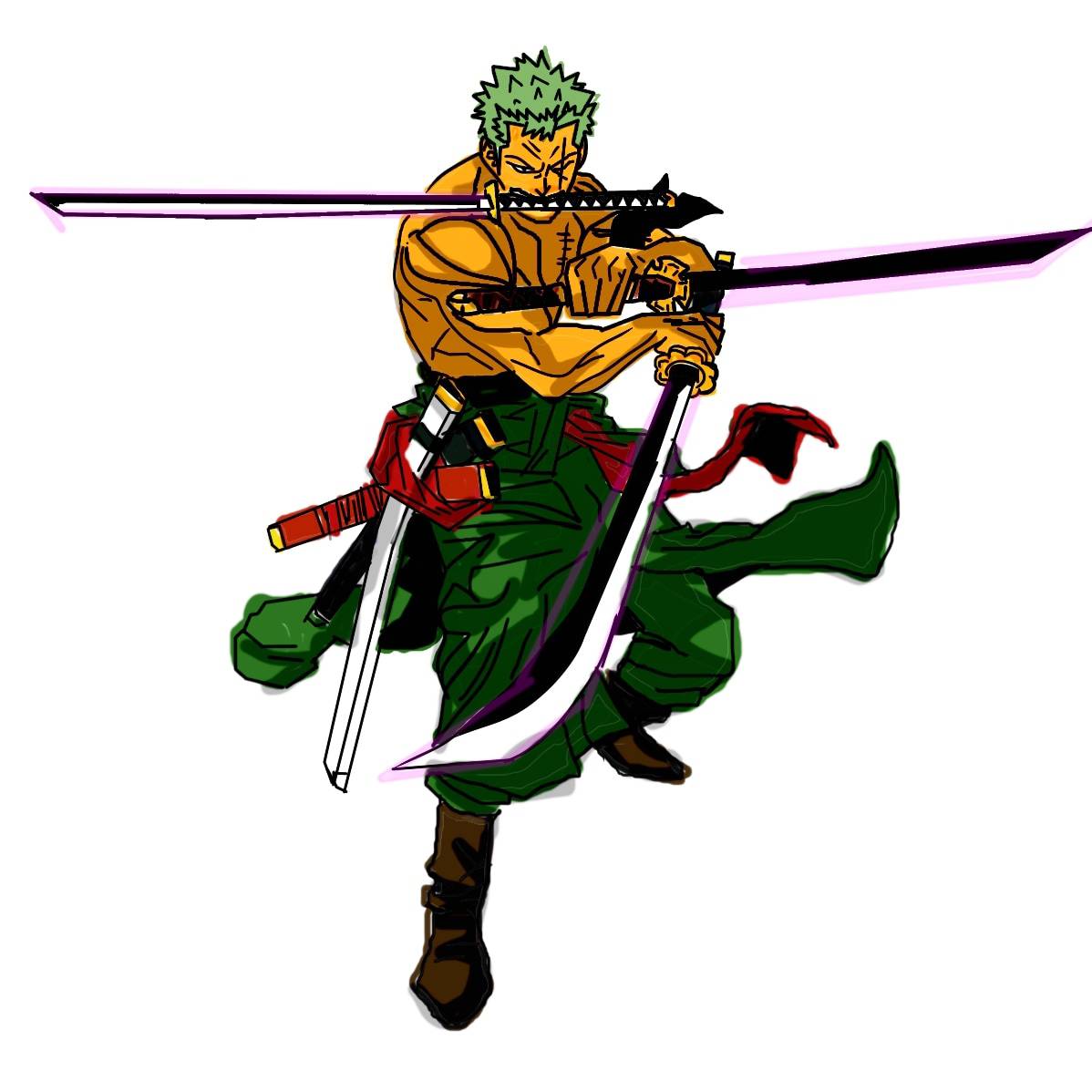 One Piece Zoro Png Image, Transparent Png , Transparent Png Image