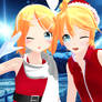 Rin and Len christmas