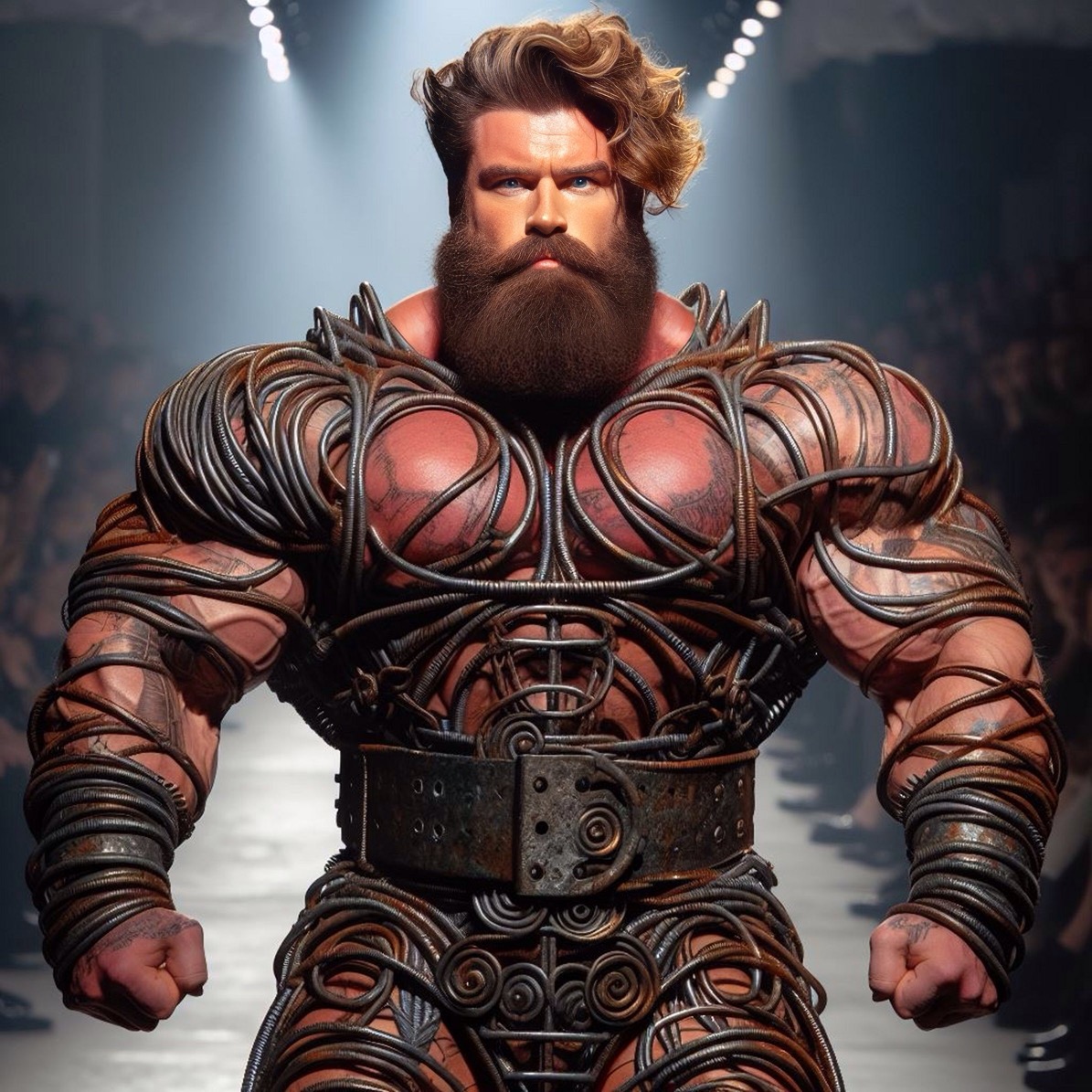 NYFW 2024 - Caged Colossus Collection 5 by SweatyMuscle on DeviantArt