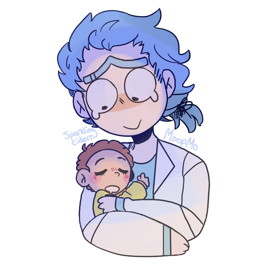 Bby Morty And Young Rick