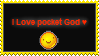 Pocket God Stamp