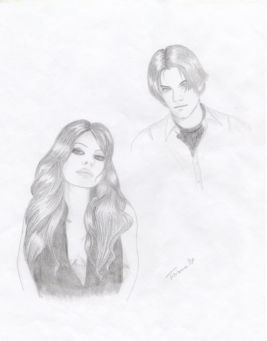 Michelle Trachtenberg and Jared Padalecki