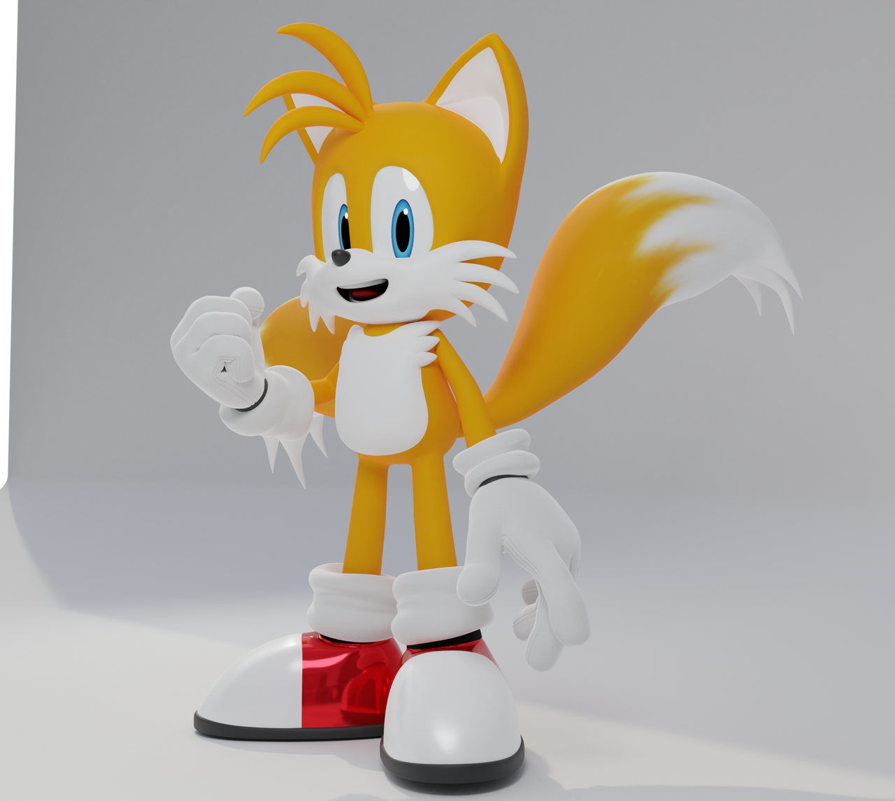 Tails Render by BlueBlurRenderz on DeviantArt