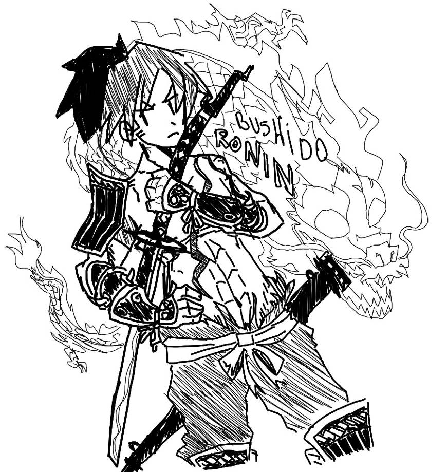 Ronin sketch by HigureRoom on DeviantArt