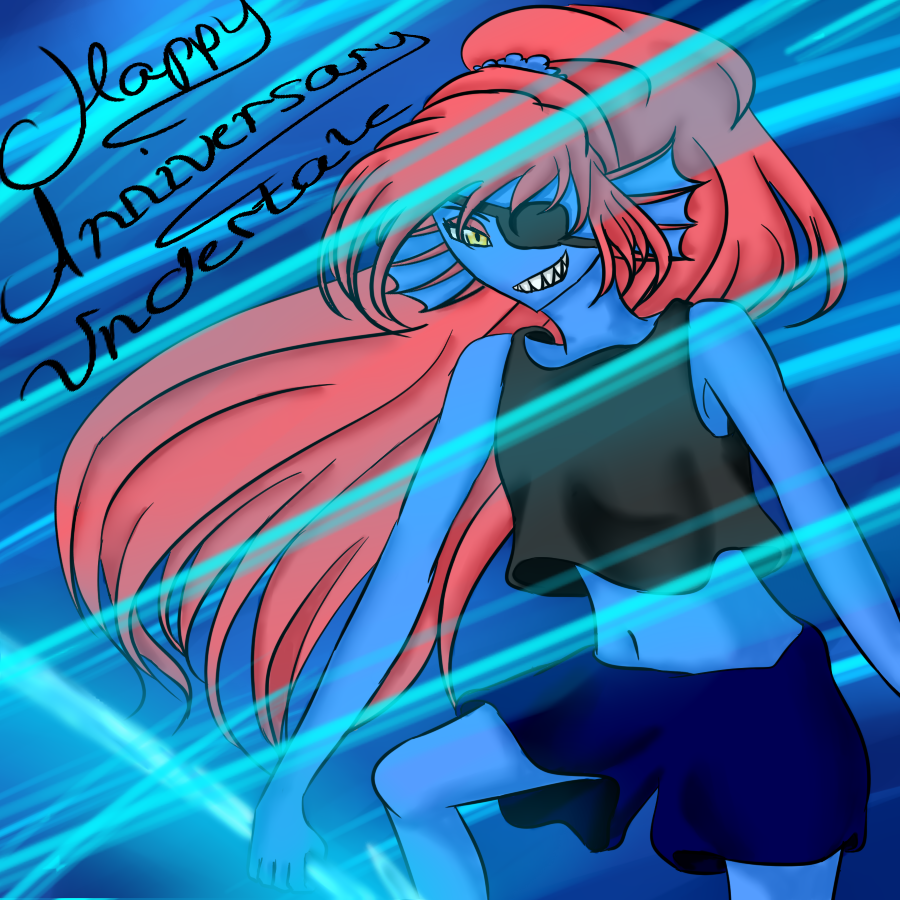 Training With Undyne (Happy Anniversary Undertale)