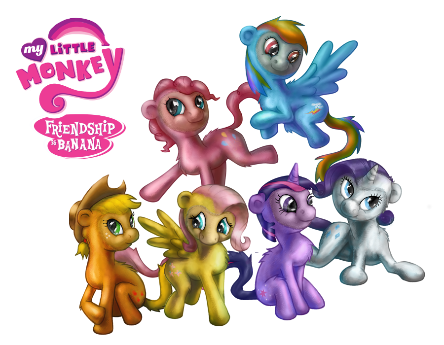 My Little... Monkey Mane 6?