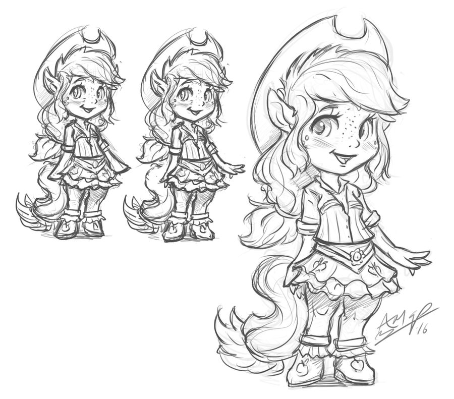 Little Apples Applejack by AssasinMonkey
