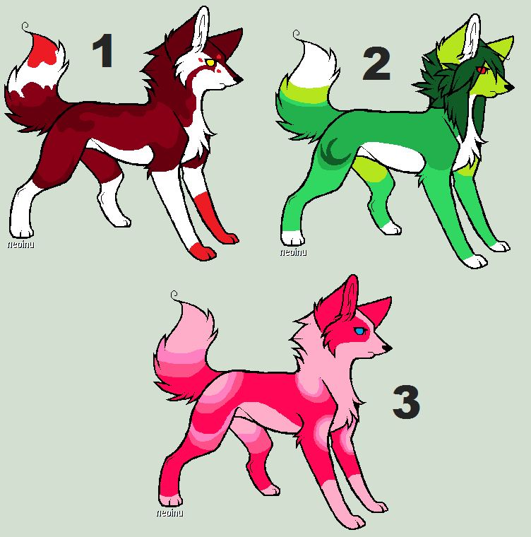 Highlight Wolf Adoptables (3) CLOSED