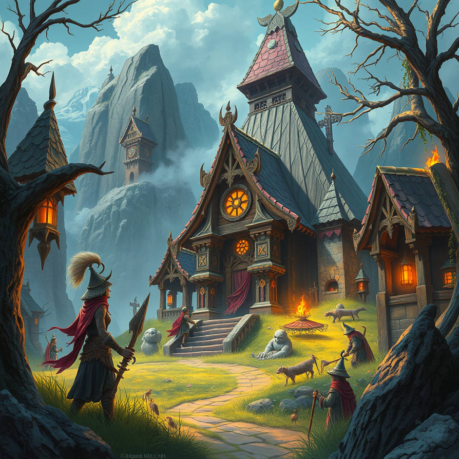 Rustic Outpost Hank Littlejohn's Rustic Outpost and Hunting Lodge by TiberiusPetasius ...
