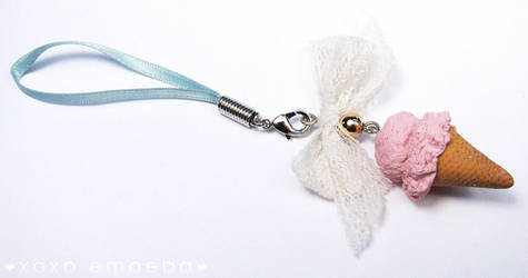 Strawberry Ice Cream Charm