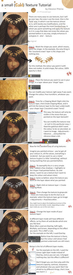 a small (Gold) Texture Tutorial