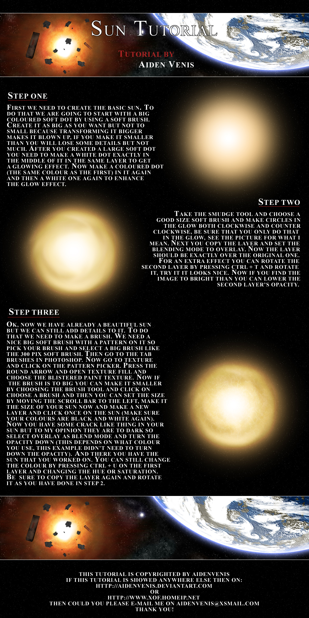 Sun Tutorial By Adienvenis