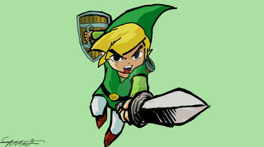 Link: Master swordsman...