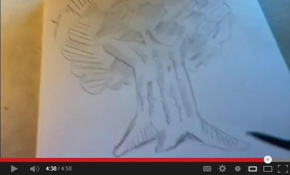 Easiest way to draw a realistic tree. Please click