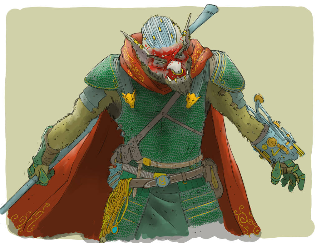 Bugbear fighter by Verminard on DeviantArt