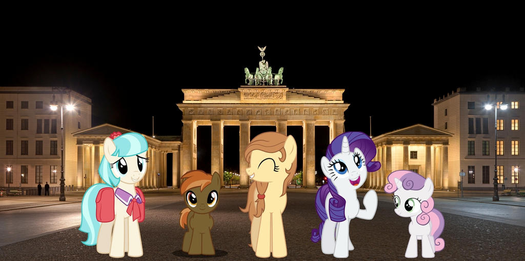 Button Mash, Sweetie Belle and Rarity takes Berlin