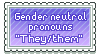 Gender Neutral Pronouns Stamp 1