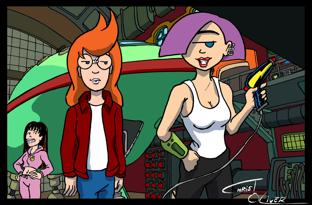 Futurama with Daria and Jane