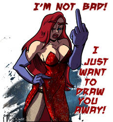 Angry toon : Jessica Rabbit