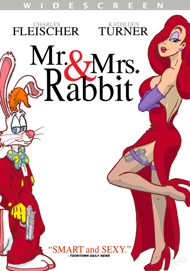 Roger and Jessica Rabbit as Mr. and Mrs. Smith