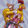 Front scooters #2/6 : Meg, Brian, Ernie and Stewie