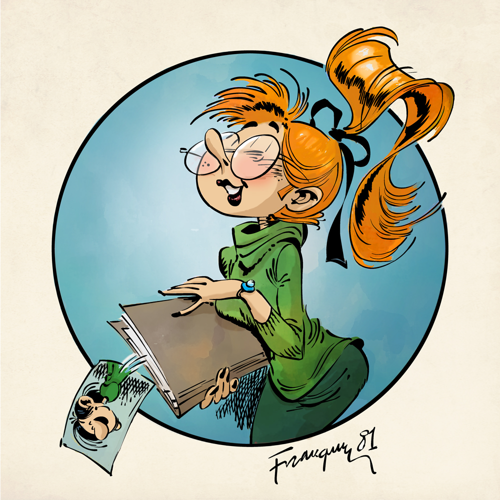 Colors Exercise Mlle Jeanne From Gaston Lagaffe By Christo LHiver On colors-exercise-mlle-jeanne-from-gaston-lagaffe-by-christo-lhiver-on