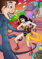 Classic Wonder Woman vs Toyman