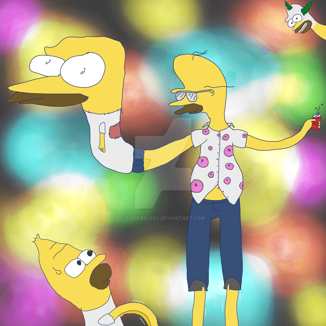 Papi Homer Party Homer by EddieBaledy on DeviantArt