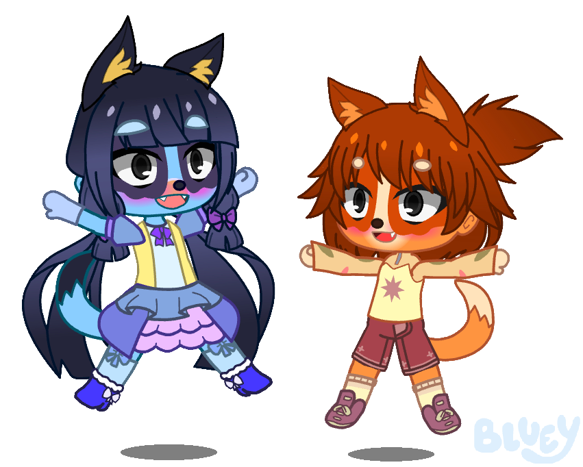 Bluey - The Heeler Family in Gacha Club! by FOZTALK-Fan-Chan on DeviantArt