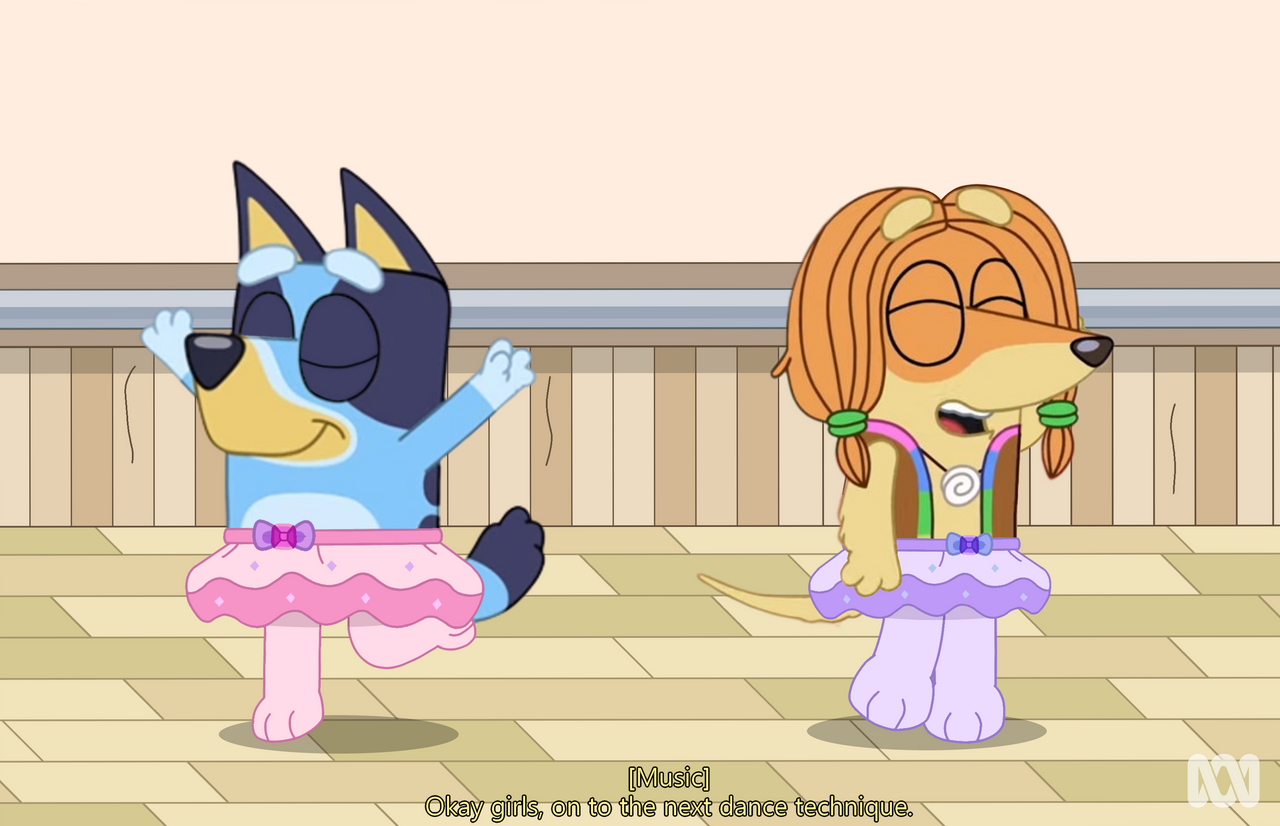 Bluey FS - Ballerina galz' Ballet lesson (P.T.1) by FOZTALK-Fan-Chan on ...