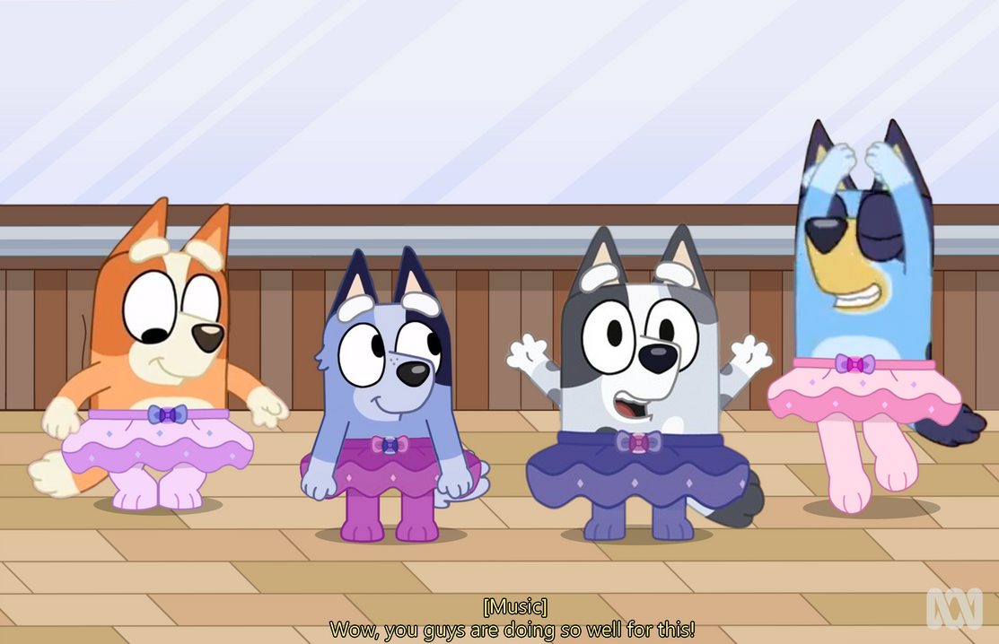Bluey FS - Ballerina galz' Ballet lesson (P.T.4) by FOZTALK-Fan-Chan on ...
