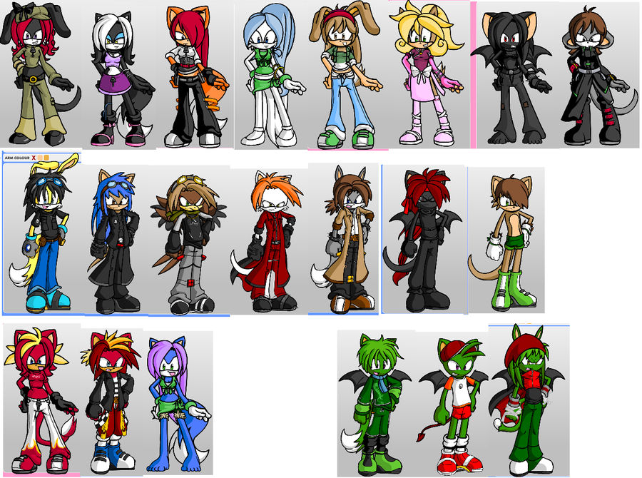 Sonic Fan Characters by Rabbite on DeviantArt