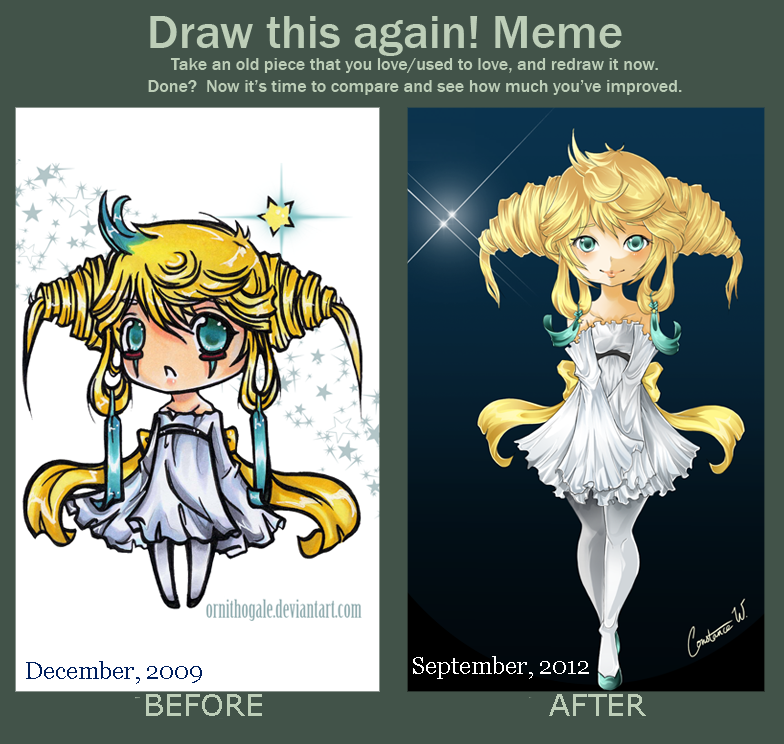 Draw it Again-- Jirachi Gijinka