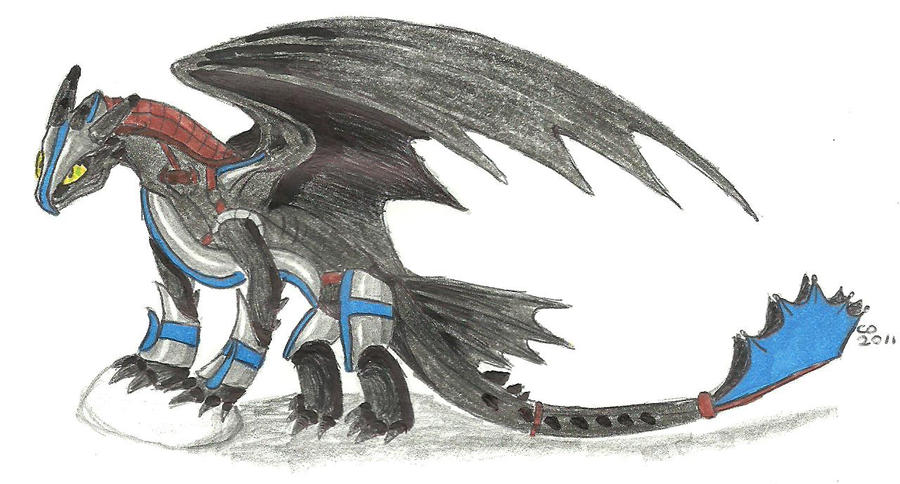 redo toothless in armor by SnowstormSpirit2285 on DeviantArt