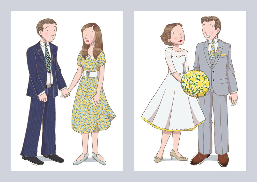 vintage wedding by mel-bot