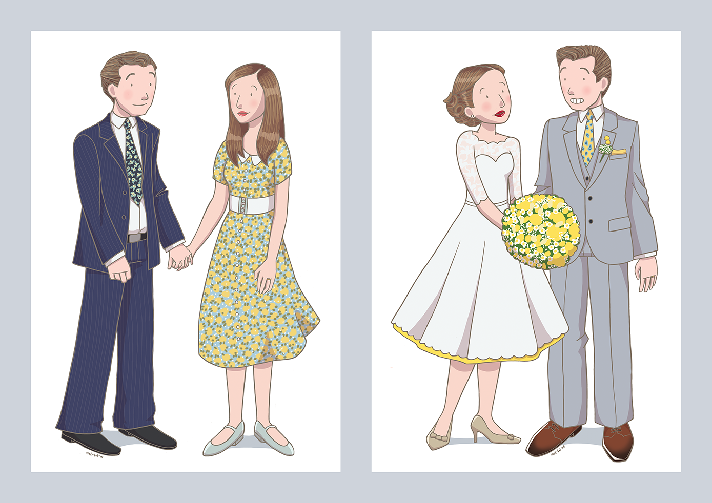 vintage wedding by mel-bot