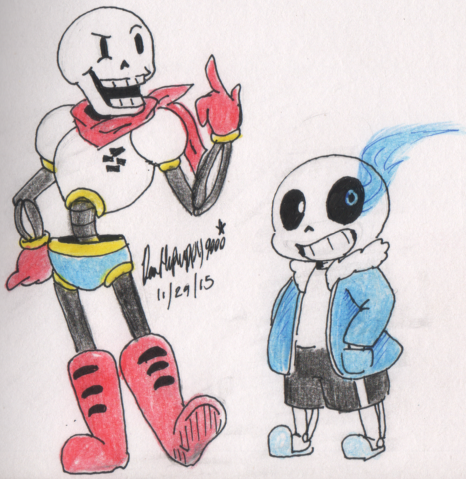 Undertale:Sans and Papyrus