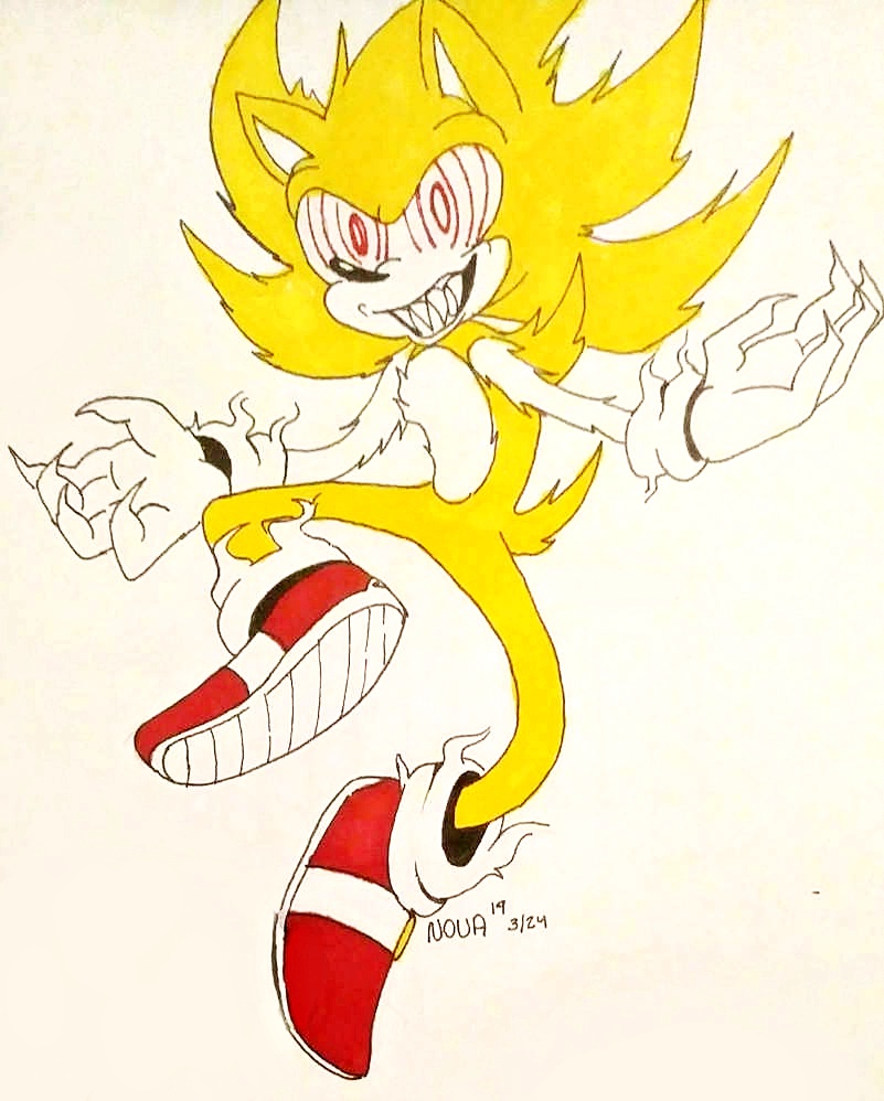 sonic fleetway by Alyrian-1 on DeviantArt