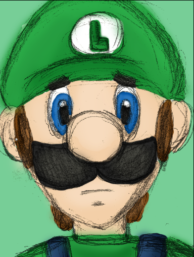 Nervous Luigi (Color Practice)