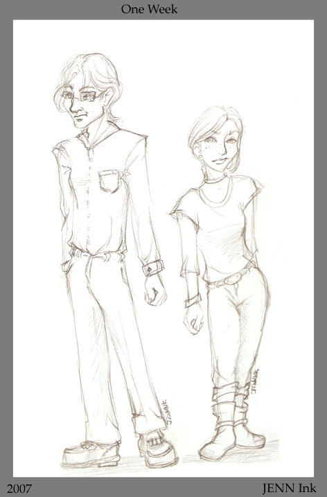 Jen N Ink One Week Characters by JENN-INK on DeviantArt